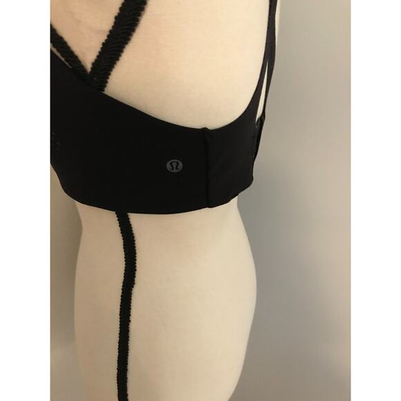 Lululemon AirSupport Bra *High Support, C-DDD Cups Black/Asphalt - Size 34DD - Picture 4 of 11